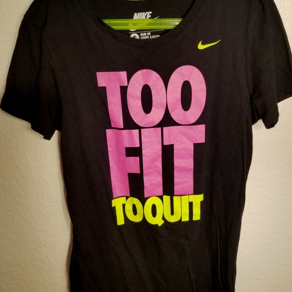 Nike women's small black tshirt